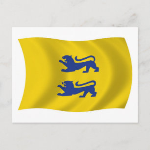 Dänische Minderheit Südschleswig Flagge Postkarte