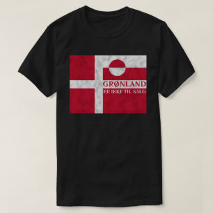Dänische und grönländische Flagge T-Shirt