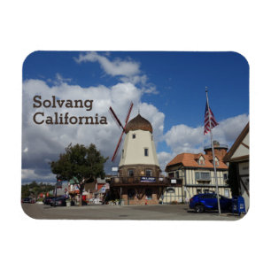 Dänische Windmühle Solvang California Souvenir Magnet