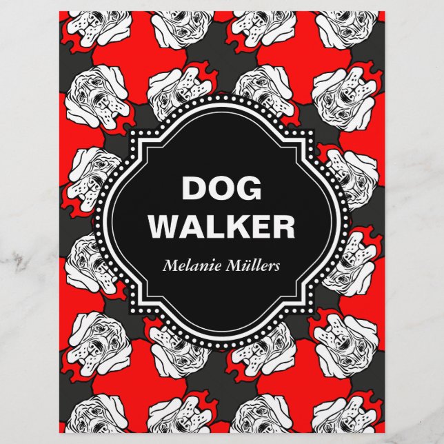 Dänischer Dogge Flyer (Hinten)