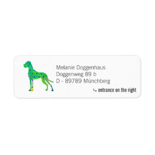 Dänischer Dogge Grün