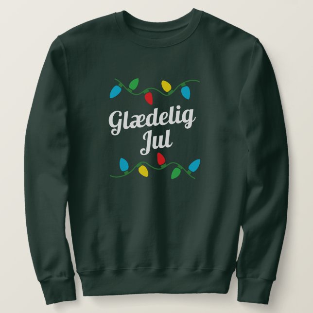 Dänischer Weihnachtssüßer Sweatshirt (Design vorne)