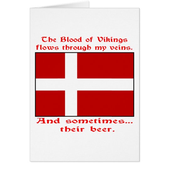 Dänisches Blut u. Bier Viking Karte