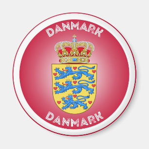Dänisches Erbe-Emblem Magnet
