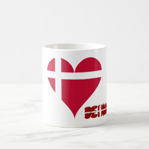 dänisches Herz Kaffeetasse