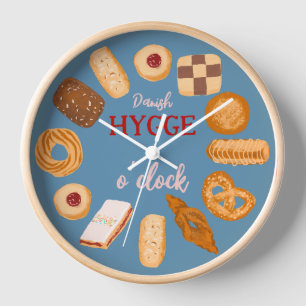 Dänisches HYGGE-Uhrzeit-Keks-Sortiment Uhr
