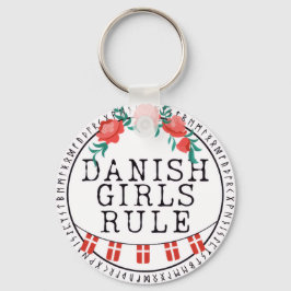 Dänisches Mädchenkissen Schlüsselanhänger