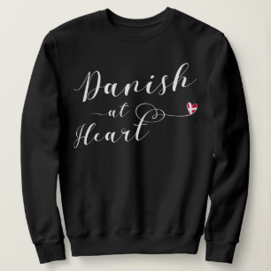Danish At Heart Sweatshirt, Dänemark Sweatshirt