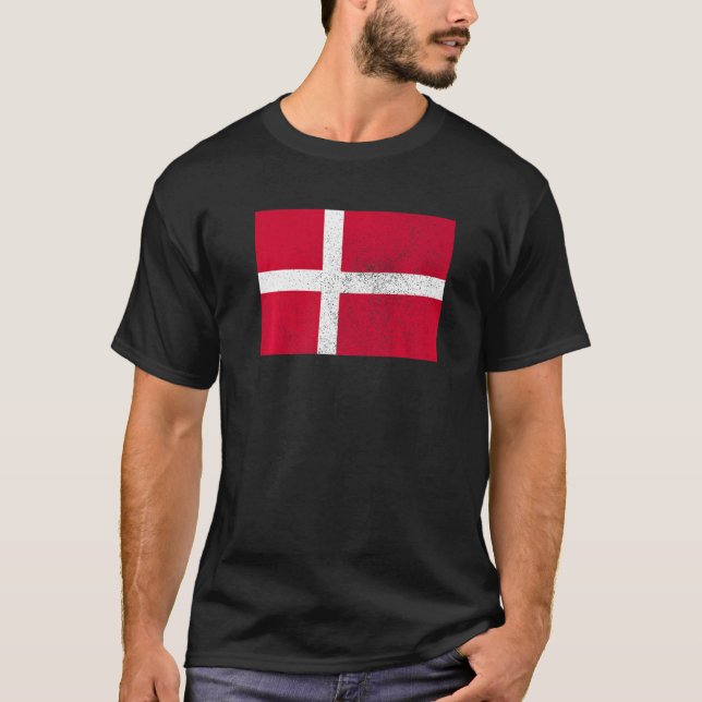 Danish Denmark Flag Pride Danish Flag  1 T-Shirt (Vorderseite)