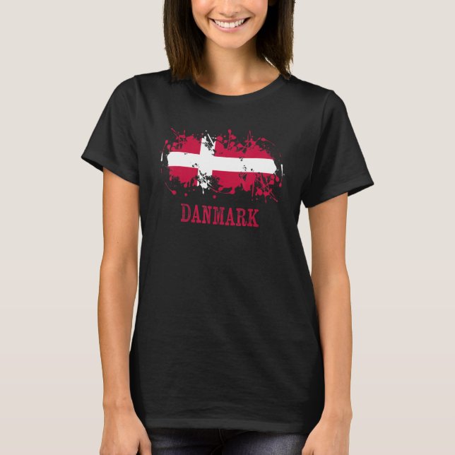 Danish enthusiasts for Danmark and Denmark T-Shirt (Vorderseite)