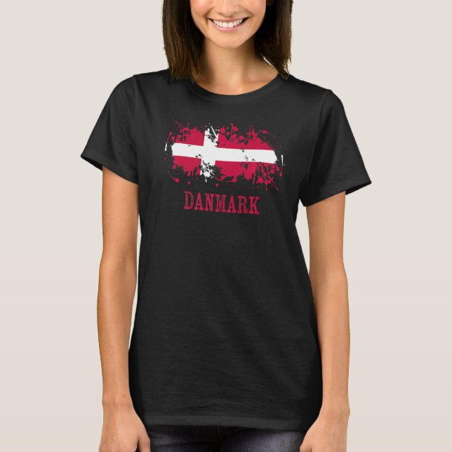 Danish enthusiasts for Danmark and Denmark T-Shirt (Vorderseite)