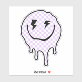 Danish Pastel Aesthetic Trippy Tropfen Face Sticke Aufkleber