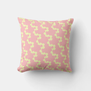 Danish Pastel Pink Yellow Niedlich Daisy Muster Kissen
