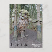 Danish Troll Traveling Postcard!