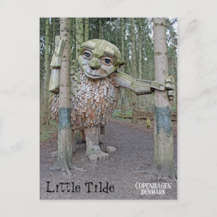 Danish Troll Traveling Postcard! Postkarte