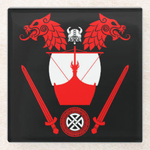 Danish Viking Glasuntersetzer