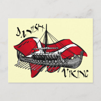 Danish Viking Ship Kulturgeschenke in Dänemark Postkarte