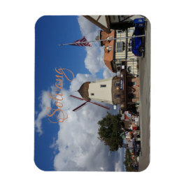 Danish Windmill Solvang California Souvenir Magnet
