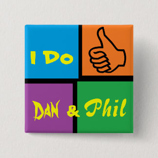 Danisonfire u. AmazingPhil Duo-Fan-Abzeichen Button