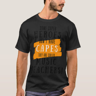 Dank an Superheld Musiklehrer T-Shirt