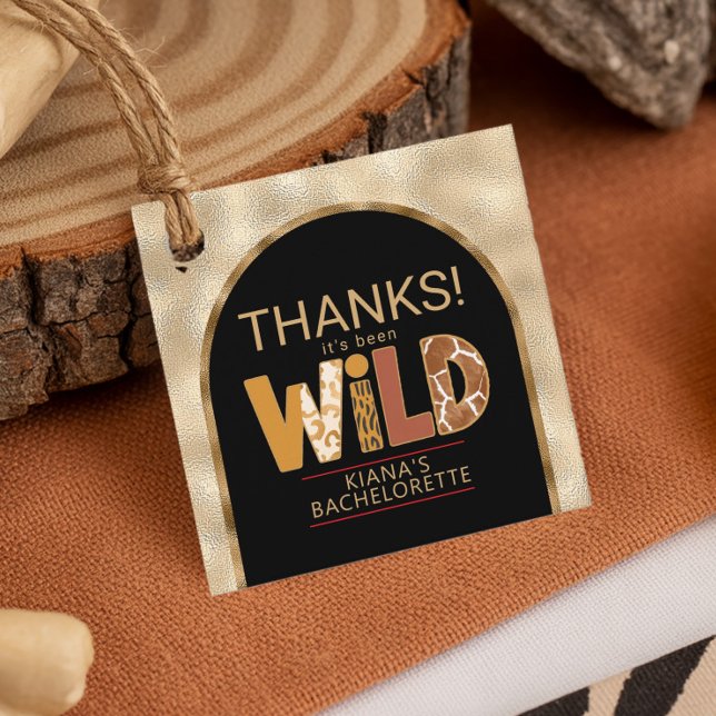Dank Been Wild Safari Bachelorette ID1148 Geschenkanhänger (Von Creator hochgeladen)