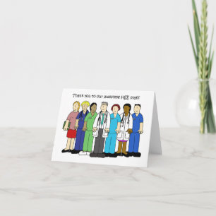 Dank des medizinischen Personals von HSE Karte