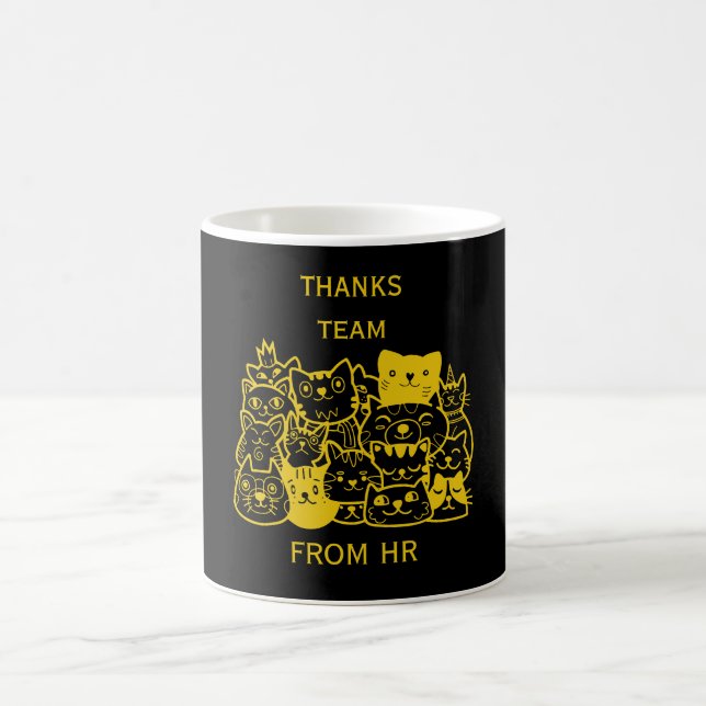 Dank des Unternehmensteams Kaffeetasse (Mittel)