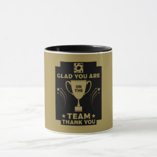 Dank des Unternehmensteams Tasse