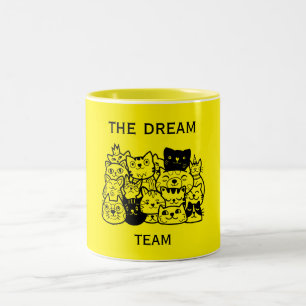 Dank des Unternehmensteams Zweifarbige Tasse
