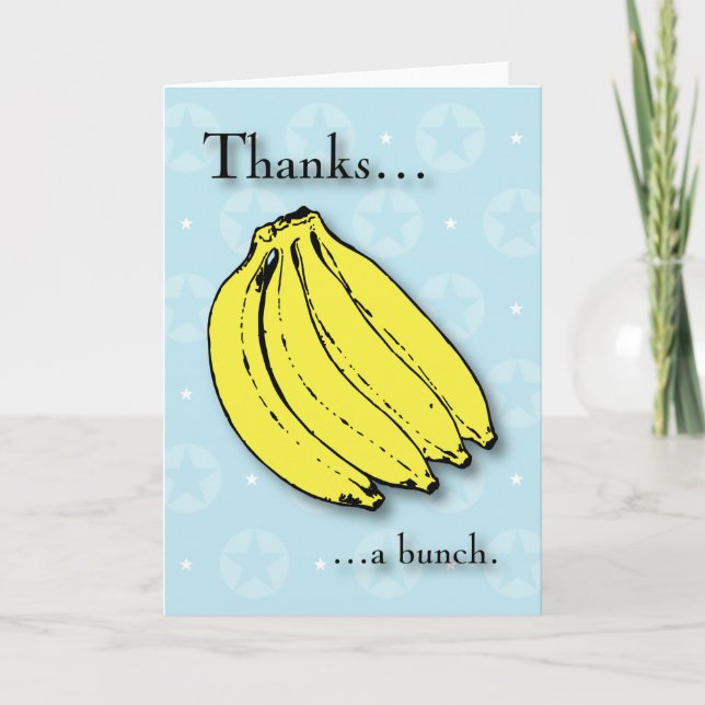 Dank… ein Bündel. Danke zu kardieren (Vorderseite)