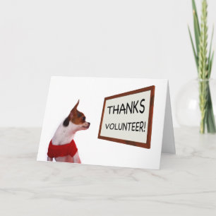 Dank erbietet Katzen-oder Hundetatzen-Druck, Dankeskarte