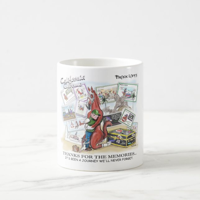 DANK FÜR DIE ERINNERUNGEN - KALIFORNIEN-CHROM KAFFEETASSE (Mittel)