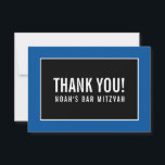 DANK IHNEN BAR MITZVAH minimalistisch schwarz köni Dankeskarte<br><div class="desc">per kat massard >>> https://linktr.ee/simplysweetpaperie << Eine einfache, stilvolle Art zu sagen, danke an Ihre Gäste für die Teilnahme an Ihrer Veranstaltung. Als Vorlage können Sie ganz einfach Ihre eigenen Daten hinzufügen oder auf die Schaltfläche Anpassen klicken und Text, Schriftart, Größen etc. hinzufügen oder ändern TIPP: 1. Um Grafiken zu...</div>