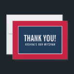 DANK IHNEN BAR MITZVAH moderne minimalistische rot Dankeskarte<br><div class="desc">per kat massard >>> https://linktr.ee/simplysweetpaperie << Eine einfache, stilvolle Art zu sagen, danke an Ihre Gäste für die Teilnahme an Ihrer Veranstaltung. Als Vorlage können Sie ganz einfach Ihre eigenen Daten hinzufügen oder auf die Schaltfläche Anpassen klicken und Text, Schriftart, Größen etc. hinzufügen oder ändern TIPP: 1. Um Grafiken zu...</div>