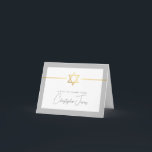 DANK IHNEN Bar mitzvah modernen goldenen jüdischen Dankeskarte<br><div class="desc">[ HINWEIS - DER GOLD-EFFEKT IST EIN DRUCKENDES BILD ] Ein modernes, einfaches Design für DANK YOU CARD Setup als Vorlage. Es ist einfach für Sie, Ihre eigenen Daten hinzuzufügen, oder auf die Schaltfläche Größe zu drücken und Sie können Text, Schriftart, Anpassungen, etc. TIPP: 1 hinzufügen oder ändern. Um die...</div>