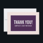 DANK IHNEN BAT MITZVAH Moderne Auberginen-Rose Dankeskarte<br><div class="desc">per kat massard >>> https://linktr.ee/simplysweetpaperie << Eine einfache, stilvolle Art zu sagen, danke an Ihre Gäste für die Teilnahme an Ihrer Veranstaltung. Als Vorlage können Sie ganz einfach Ihre eigenen Daten hinzufügen oder auf die Schaltfläche Anpassen klicken und Text, Schriftart, Größen etc. hinzufügen oder ändern TIPP: 1. Um Grafiken zu...</div>