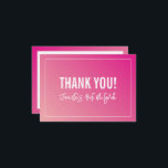 DANK IHNEN BAT MITZVAH modernen hellen rosa Farbve Dankeskarte<br><div class="desc">per kat massard >>> https://linktr.ee/simplysweetpaperie << Eine einfache, stilvolle Art zu sagen, danke an Ihre Gäste für die Teilnahme an Ihrer Veranstaltung. Als Vorlage können Sie ganz einfach Ihre eigenen Daten hinzufügen oder auf die Schaltfläche Anpassen klicken und Text, Schriftart, Größen etc. hinzufügen oder ändern TIPP: 1. Um Grafiken zu...</div>