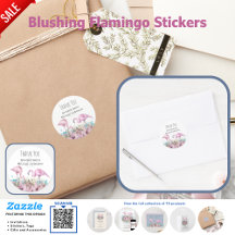 DANK IHNEN blushing Flamingo Tropical Beach Weddin