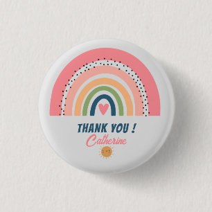 DANK IHNEN RAINBOW NIEDLICH BOHO DESIGN BUTTON