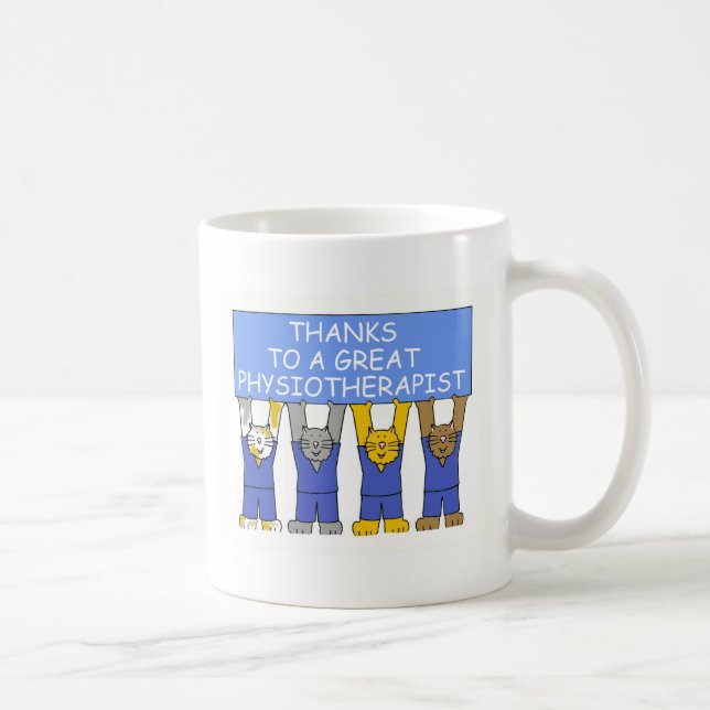 Dank-Physiotherapeut Kaffeetasse (Rechts)