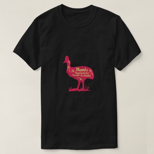 Dank Unbeständigkeit T-Shirt (Design vorne)