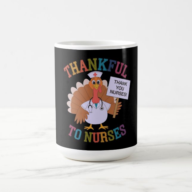 Dankbar an Krankenschwestern, die unsere Helden fe Kaffeetasse (Mittel)