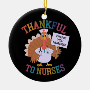 Dankbar an Krankenschwestern, die unsere Helden fe Keramik Ornament