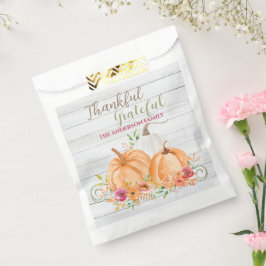 Dankbar | Autumn Fall Pumpkin Watercolor Geschenktütchen