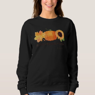 Dankbar Dankbar Gesegnet Cna Leben Herbst Kürbis Sweatshirt
