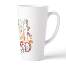 Dankbar, dankbar, gesegnet Latte Tasse, Kaffee Tas