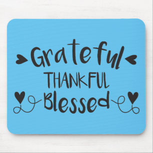 dankbar dankbar, gesegnet mousepad