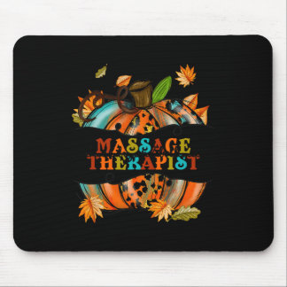 Dankbar dankbar Massagetherapeut Pumpkin Herbst Mousepad