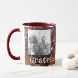 dankbar | FOTOS | Hintergrund der Herbstlaube Tasse