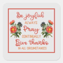 Dankbar, fröhlich, prachtvoll